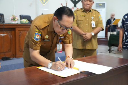 PENANDATANGAN BERITA ACARA KOMITMEN ODF