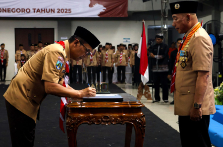 PENGUKUHAN KETUA MAJELIS PEMBIMBING PRAMUKA