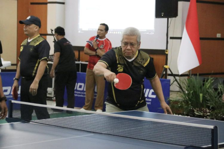 PERTANDINGAN TENIS MEJA HUT kE-79 BPK