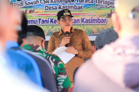 PANEN PERDANA CETAK SAWAH RAKYAT DI PARIGI MOUTONG