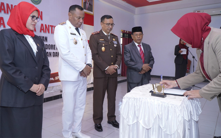 PENANDATANGANAN MoU PELAYANAN TERPADU SIDANG ISBAT NIKAH