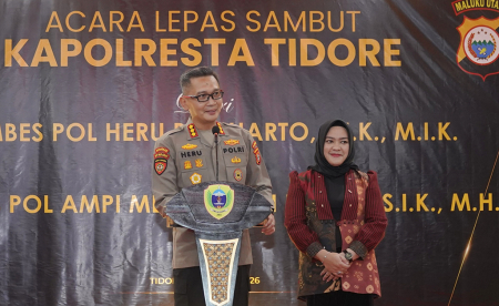 PISAH SAMBUT KAPOLRESTA TIDORE