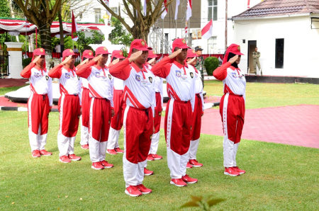 LATIHAN PASKIBRAKA GORONTALO