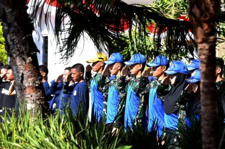 LATIHAN UPACARA HUT KE-81  RI