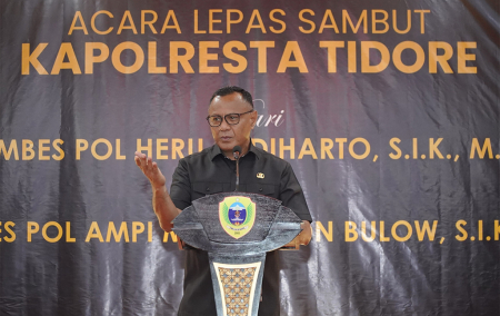 PISAH SAMBUT KAPOLRESTA TIDORE