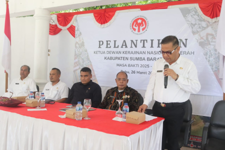 PELANTIKAN KETUA DEKRANASDA SBD