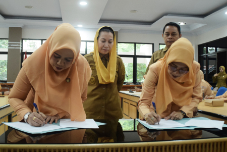 SERTIJAB KETUA DWP KOTA PALU