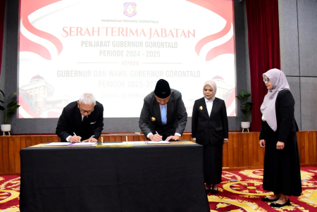 SERTIJAB GUBERNUR GORONTALO
