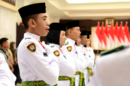 UCAP IKRAR PASKIBRAKA