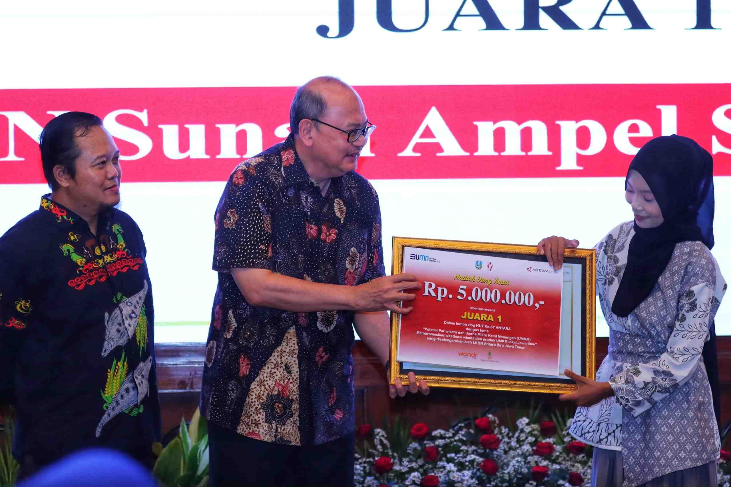 JUARA 1 VIDEO VLOG HUT KE-87 ANTARA