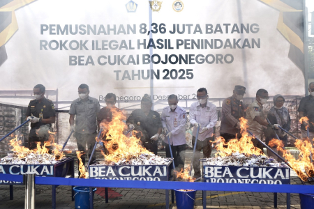 PEMUSNAHAN ROKOK ILLEGAL