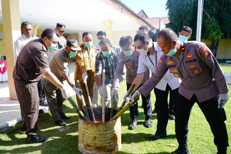 PEMUSANAHAN BARANG BUKTI NARKOTIKA