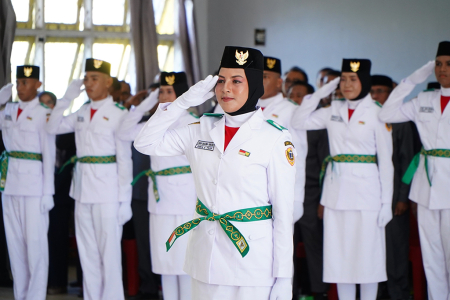 PENGUKUHAN PASKIBRAKA KOTA TIDORE