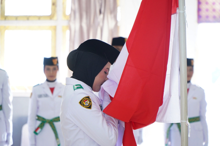 PENGUKUHAN PASKIBRAKA KOTA TIDORE