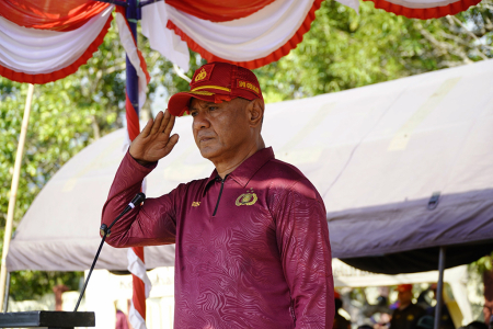 PENUTUPAN PENDIDIKAN PEMBENTUKAN BINTARA POLRI