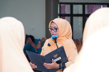 PENGUKUHAN KETUA DWP PERGANTIAN ANTAR WAKTU