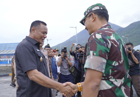 KUNJUNGAN PANGDAM XV/PATIMURA 