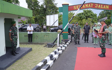 KUNJUNGAN PANGDAM XV/PATIMURA 
