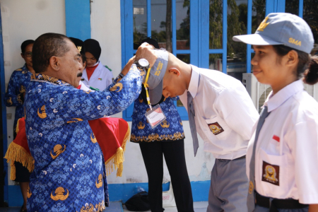 PENYEMATAN CALON PASKIBRAKA 