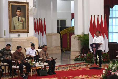  PRESIDEN JOKOWI PIMPIN SIDANG KABINET PARIPURNA