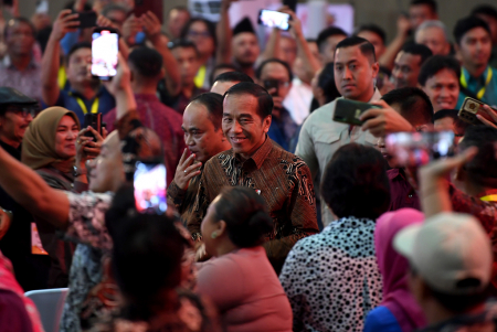 PRESIDEN JOKOWI HADIRI PUNCAK HARI PERS NASIONAL