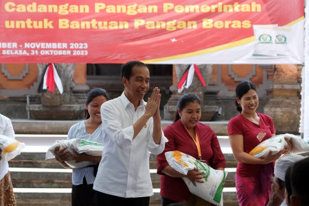 KUNJUNGAN KERJA PRESIDEN DI GIANYAR BALI