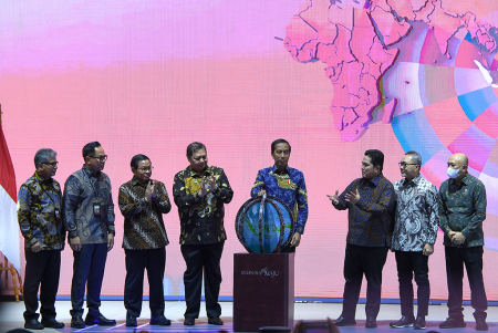 PRESIDEN MEMBUKA PAMERAN UMKM EXPO(RT) BRILIANPRENEUR