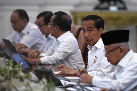 PRESIDEN JOKOWI PIMPIN RATAS PENANGANAN NARKOBA
