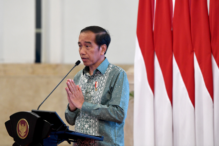 PRESIDEN JOKOWI SAMPAIKAN PENGARAHAN PPSA PPRA LEMHANNAS
