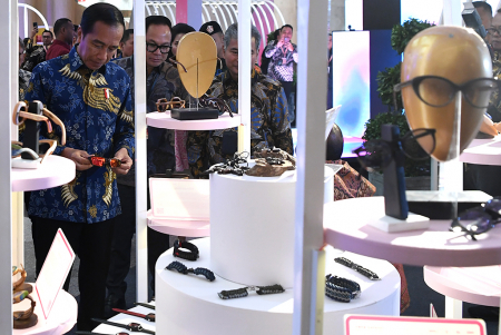 PRESIDEN MEMBUKA PAMERAN UMKM EXPO(RT) BRILIANPRENEUR