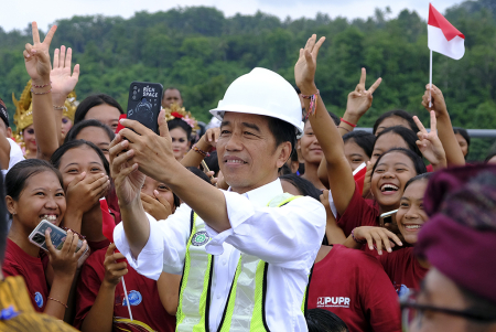 PRESIDEN MERESMIKAN BENDUNGAN TAMBLANG DI BULELENG BALI