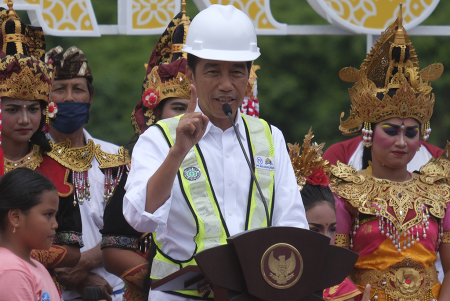 PRESIDEN RESMIKAN BENDUNGAN TAMBLANG DI BULELENG BALI