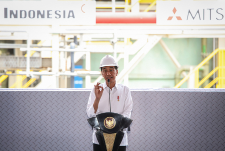PRESIDEN RESMIKAN EKSPANSI PT SMELTING DI GRESIK