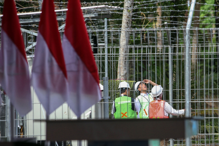 PRESIDEN RESMIKAN PENGOPERASIAN SATRIA 1 DAN BTS 4G BAKTI KOMINFO
