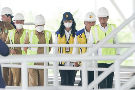 PRESIDEN JOKOWI TINJAU SPAM DUROLIS
