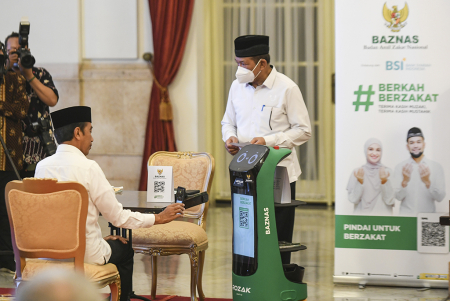 PENYERAHAN ZAKAT KE BAZNAS