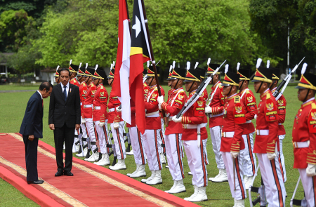 PRESIDEN TERIMA KUNJUNGAN PM TIMOR LESTE