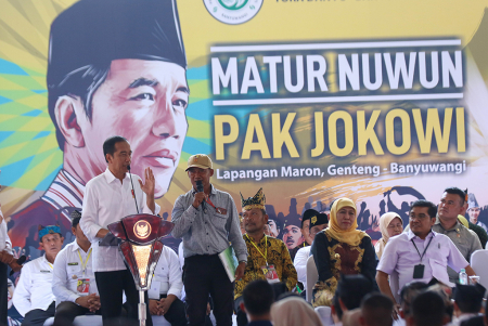 PRESIDEN BERTEMU WARGA PENERIMA MANFAAT PROGRAM TORA-PS