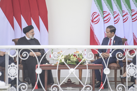 PRESIDEN JOKO WIDODO TERIMA KUNJUNGAN PRESIDEN IRAN
