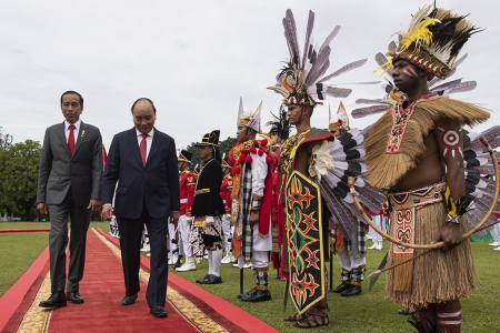 PRESIDEN JOKOWI MENERIMA KUNJUNGAN PRESIDEN VIETNAM