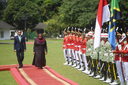 PRESIDEN JOKO WIDODO TERIMA KUNJUNGAN PRESIDEN TANZANIA