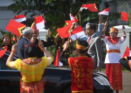 PRESIDEN JOKO WIDODO TERIMA KUNJUNGAN PM TIMOR LESTE