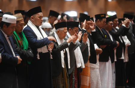 WAPRES SALAT IDULADHA DI MASJID ISTIQLAL