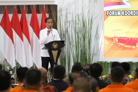 PRESIDEN JOKOWI MEMBUKA RAKER BASARNAS 2023