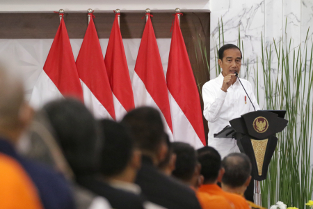 PRESIDEN JOKOWI MEMBUKA RAKER BASARNAS 2023