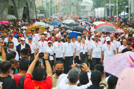 PRESIDEN JOKOWI MELAKUKAN KICK OFF ASEAN 2023