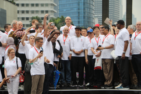 PRESIDEN JOKOWI MELAKUKAN KICK OFF ASEAN 2023
