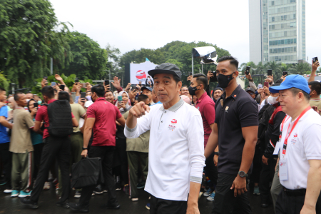 PRESIDEN JOKOWI MELAKUKAN KICK OFF ASEAN 2023