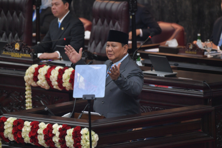 PIDATO PRESIDEN DI SIDANG TAHUNAN MPRI RI