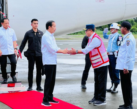 PRESIDEN TIBA DI KAB ASMAT
